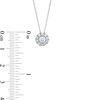 Thumbnail Image 3 of 1/2 CT. T.W. Diamond Frame Pendant in 10K White Gold (J/I2) - 20"