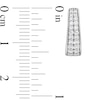 Thumbnail Image 2 of 1/2 CT. T.W. Diamond Graduating Double Row Huggie Hoop Earrings in 10K White Gold