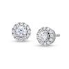 Thumbnail Image 0 of 1/2 CT. T.W. Diamond Frame Stud Earrings in 10K White Gold (J/I2)