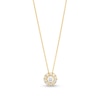 Thumbnail Image 1 of 1/2 CT. T.W. Diamond Frame Pendant in 10K Gold (J/I2) - 20"