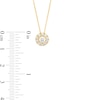 Thumbnail Image 3 of 1/2 CT. T.W. Diamond Frame Pendant in 10K Gold (J/I2) - 20"