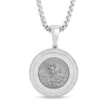 Thumbnail Image 1 of Men's 1/4 CT. T.W. Diamond Saint Christopher Medallion