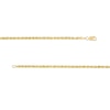 Thumbnail Image 3 of Diamond-Cut 2.4mm Rope Chain Necklace in Solid 10K Gold - 18&quot;