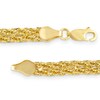 Thumbnail Image 3 of 2.0mm Braided Rope Chain Bracelet in Hollow 10K Gold - 7.5"