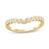 Thumbnail Image 1 of 1/10 CT. T.W. Diamond Marquise Frame Contour Band in 10K Gold