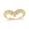 Thumbnail Image 1 of 1/5 CT. T.W. Marquise-Frame Diamond Tiara Contour Band in 10K Gold