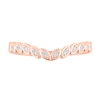 Thumbnail Image 3 of 1/10 CT. T.W. Diamond Marquise Frame Contour Band in 10K Rose Gold