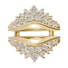 Thumbnail Image 3 of 1-3/8 CT. T.W. Journey Diamond Double Row Chevron Enhancer in 14K Gold
