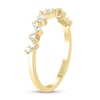 Thumbnail Image 2 of 1/5 CT. T.W. Diamond Bezel-Set Zig-Zag Duos Band in 10K Gold
