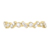 Thumbnail Image 3 of 1/5 CT. T.W. Diamond Bezel-Set Zig-Zag Duos Band in 10K Gold