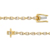 Thumbnail Image 3 of 1 CT. T.W. Marquise Multi-Diamond Line Bracelet in 10K Gold - 7.25"