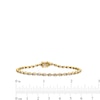 Thumbnail Image 4 of 1 CT. T.W. Marquise Multi-Diamond Line Bracelet in 10K Gold - 7.25"