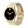 Thumbnail Image 2 of Men's Movado AUTOMATIC Museum® Classic Gold-Tone PVD Mesh Watch with Black Dial (Model: 0607632)