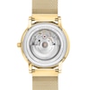 Thumbnail Image 3 of Men's Movado AUTOMATIC Museum® Classic Gold-Tone PVD Mesh Watch with Black Dial (Model: 0607632)