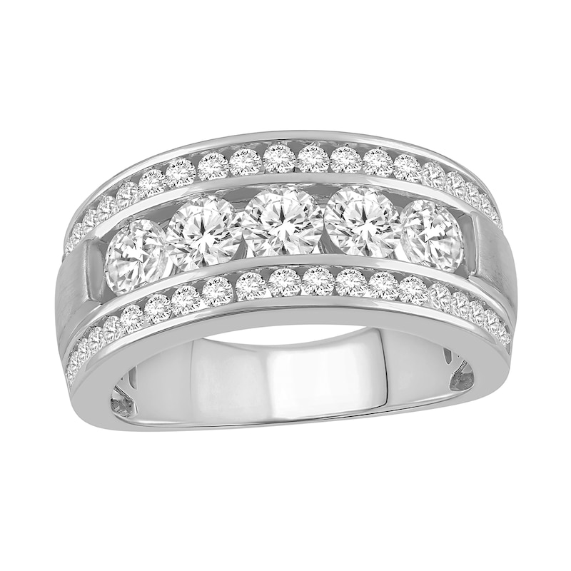 Main Image 1 of 2 CT. T.W.Certified Lab-Grown Diamond Band in 14K White Gold (F/VS2)