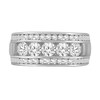 Thumbnail Image 3 of 2 CT. T.W.Certified Lab-Grown Diamond Band in 14K White Gold (F/VS2)