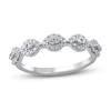 Thumbnail Image 1 of 1/3 CT. T.W. Diamond Marquise Frame Band in 10K White Gold