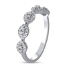 Thumbnail Image 2 of 1/3 CT. T.W. Diamond Marquise Frame Band in 10K White Gold