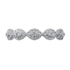 Thumbnail Image 3 of 1/3 CT. T.W. Diamond Marquise Frame Band in 10K White Gold