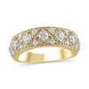 Thumbnail Image 1 of 1 CT. T.W. Diamond Quilt Pattern Band in 14K Gold