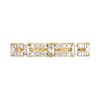 Thumbnail Image 3 of 1/2 CT. T.W. Baguette-Cut Diamond Station Double Row Split Shank Ring in 14K Gold
