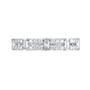 Thumbnail Image 3 of 1/2 CT. T.W. Baguette-Cut Diamond Station Double Row Split Shank Ring in 14K White Gold