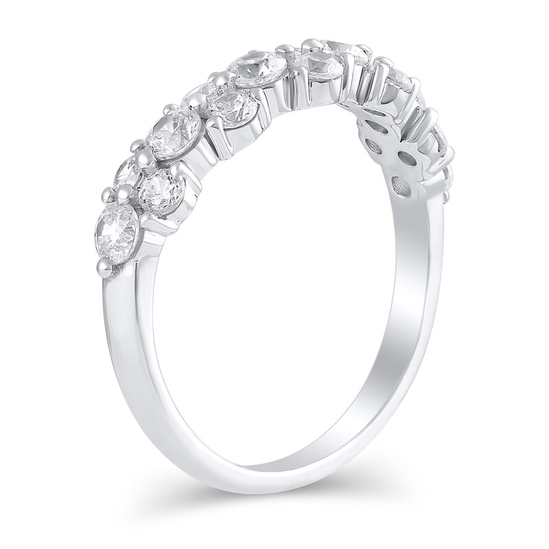 Main Image 2 of 1 CT. T.W. Diamond Scatter Band in 14K White Gold