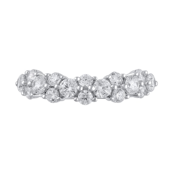1 CT. T.w. Diamond Scatter Band in 14K White Gold