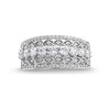 Thumbnail Image 4 of 1 CT. T.W. Diamond Edge Lattice Center Row Band in 14K White Gold