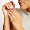 Thumbnail Image 2 of 1 CT. T.W. Marquise-Frame Multi-Diamond Multi-Row Band in 14K White Gold