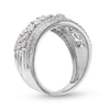 Thumbnail Image 3 of 1 CT. T.W. Marquise-Frame Multi-Diamond Multi-Row Band in 14K White Gold