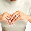 Thumbnail Image 2 of 2-1/2 CT. T.W. Diamond Layered Multi-Row Criss-Cross Band in 14K White Gold
