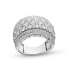 Thumbnail Image 1 of 2-1/2 CT. T.W. Diamond Edge Multi-Row Band in 14K White Gold