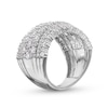 Thumbnail Image 3 of 2-1/2 CT. T.W. Diamond Edge Multi-Row Band in 14K White Gold