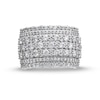 Thumbnail Image 4 of 2-1/2 CT. T.W. Diamond Edge Multi-Row Band in 14K White Gold