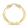 Thumbnail Image 3 of 1/10 CT. T.W. Diamond Contour Band in 10K Gold