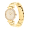 Thumbnail Image 2 of Ladies' Coach Cary Crystal Accent Gold-Tone IP Watch with Beige Mother-of-Pearl Dial (Model: 14504183)
