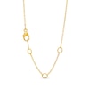 Thumbnail Image 3 of 1-1/2 CT. T.W. Diamond Flower Station Necklace in 10K Gold
