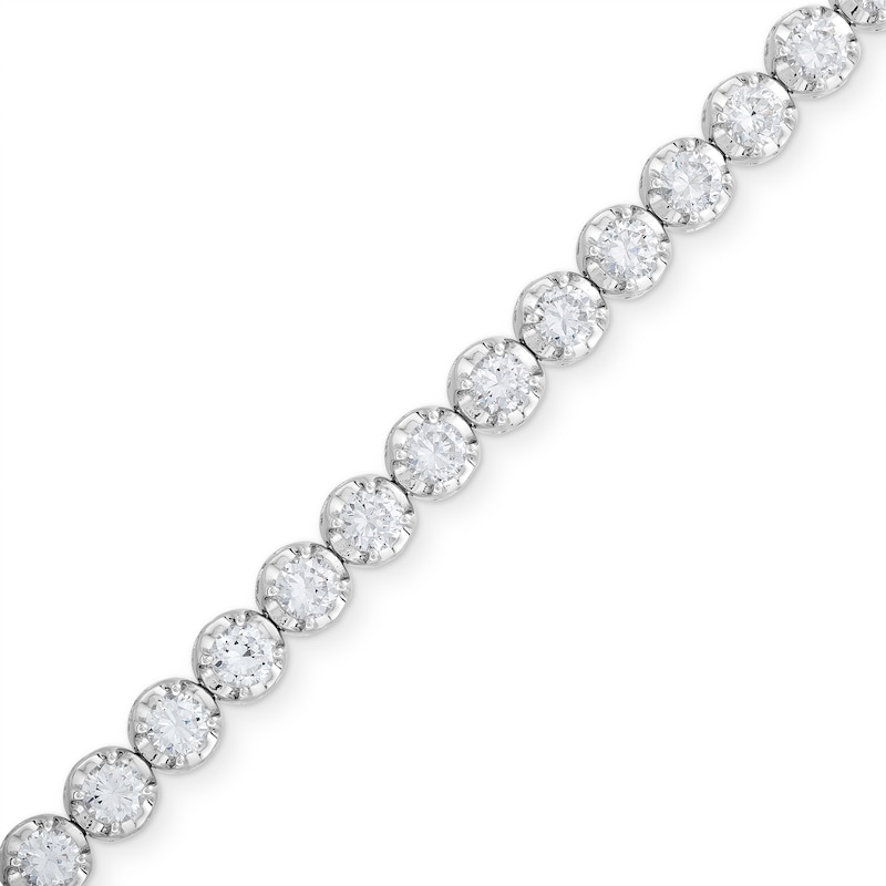5 CT. T.W. Certified Lab-Created Tennis Bracelet in 14K White Gold (F/SI2)