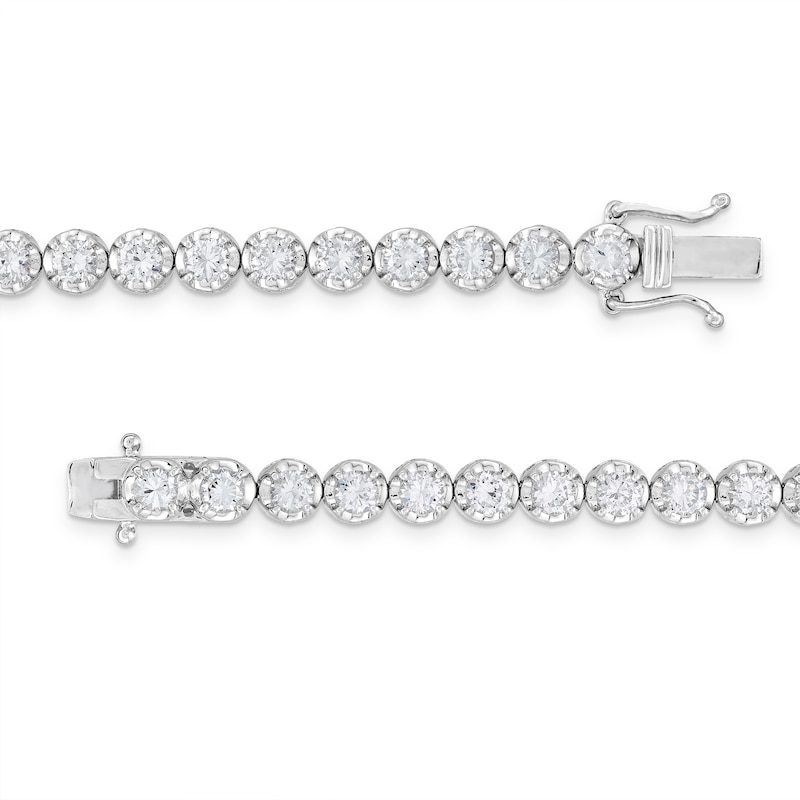 5 CT. T.W. Certified Lab-Created Tennis Bracelet in 14K White Gold (F/SI2)