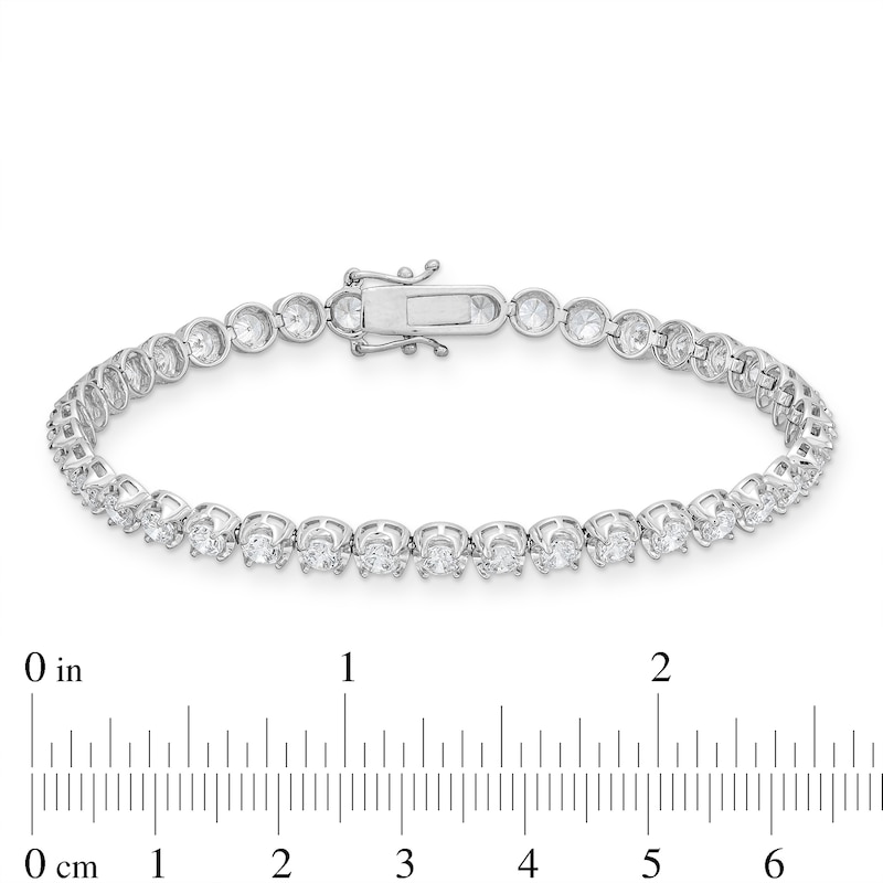5 CT. T.W. Certified Lab-Created Tennis Bracelet in 14K White Gold (F/SI2)
