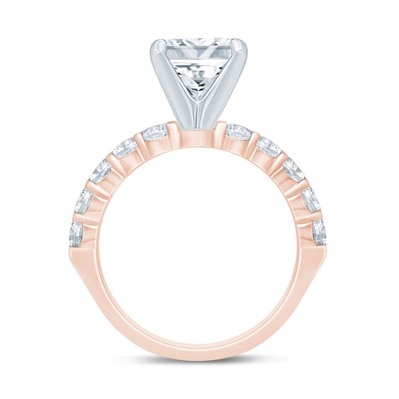 2-/2 CT. T.w. Princess-Cut Diamond Engagement Ring in 14K Rose Gold (I/I2