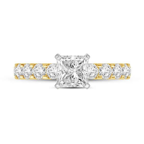2-1/2 CT. T.w. Princess-Cut Diamond Engagement Ring in 14K Gold (I/I2)