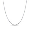 Thumbnail Image 1 of Diamond-Cut 3.0mm Rope Chain Necklace in Solid 14K White Gold - 18"