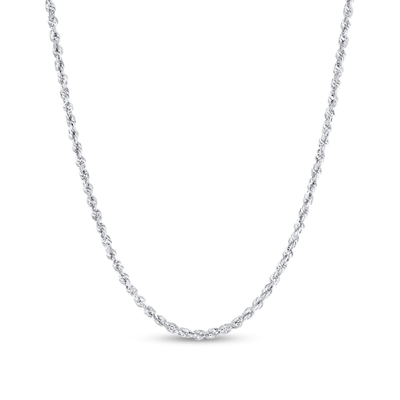 Diamond-Cut 3.0mm Rope Chain Necklace in Solid 14K Gold