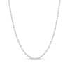 Thumbnail Image 1 of Diamond-Cut 3.8mm Rope Chain Necklace in Solid 14K White Gold - 26"