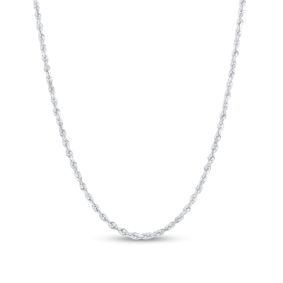 Diamond-Cut 3.8mm Rope Chain Necklace in Solid 14K Gold