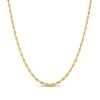 Thumbnail Image 1 of Diamond-Cut 2.4mm Rope Chain Necklace in Solid 14K Gold - 16"