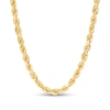 Thumbnail Image 1 of Diamond-Cut 6.5mm Rope Chain Necklace in Solid 14K Gold - 22"
