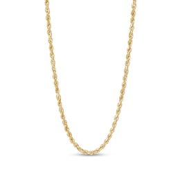 Diamond-Cut 3.8mm Rope Chain Necklace in Solid 14K Gold - 20"
